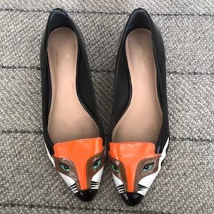 kate spade new york ♠️ fox flats 🦊